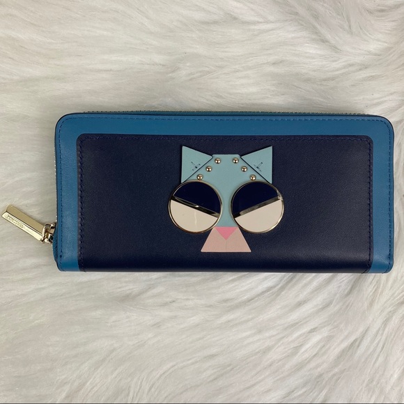 Kate Spade smitten kitten continental wallet - Picture 2 of 8